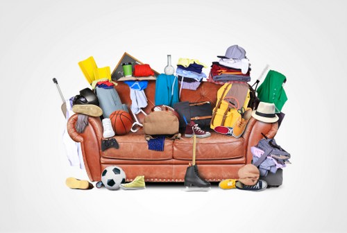Unwanted furniture ready for disposal in Earls Court